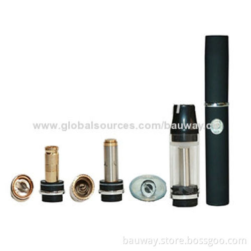 E-cigarette Flat Vaporizers with 3.5-4-hour Charging Time, 3.7V/350mAh Battery Capacity